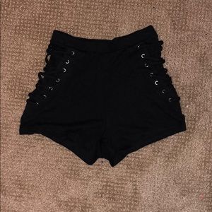 Black Stretchy Shorts